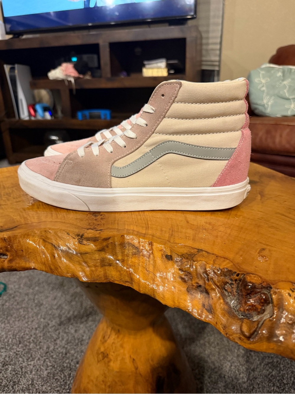 Vans Sk8-Hi Color Block Pink Multi Men's 10 / Women's 11.5 Skate Shoes